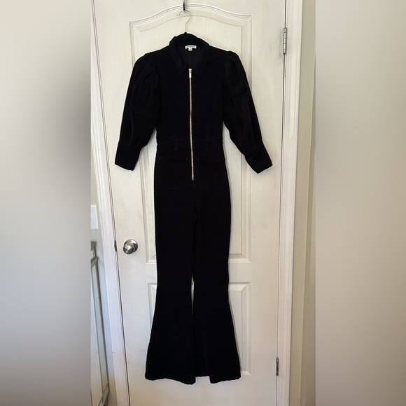 WeWoreWhat 70’s Corduroy Retro Flare Jumpsuit - Picture 1 of 9